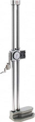 SPI - 24" Stainless Steel Dial Height Gage - 0.001" Graduation, Accurate to 0.002", Dial and Counter Display - Exact Tooling