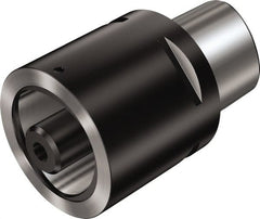 Sandvik Coromant - C8 System Size, Modular Tool Holding System Adapter - 65mm Projection, 80mm Body Diam, 113mm OAL, Through Coolant - Exact Tooling