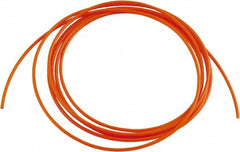 Acorn Engineering - 0.065" ID x 1/8" OD, 0.03" Wall Thickness, 10' Long, Polyethylene Tube - Orange - Exact Tooling