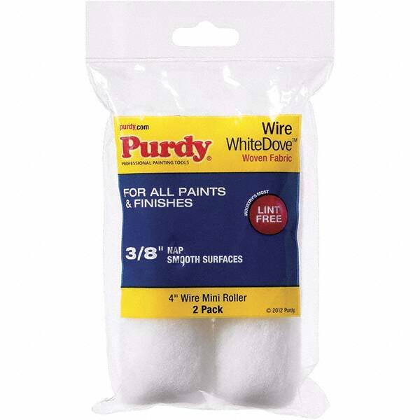 Purdy - 3/8" Nap, 4" Wide Paint Roller Cover - Smooth to Semi-Smooth Texture, Dralon - Exact Tooling