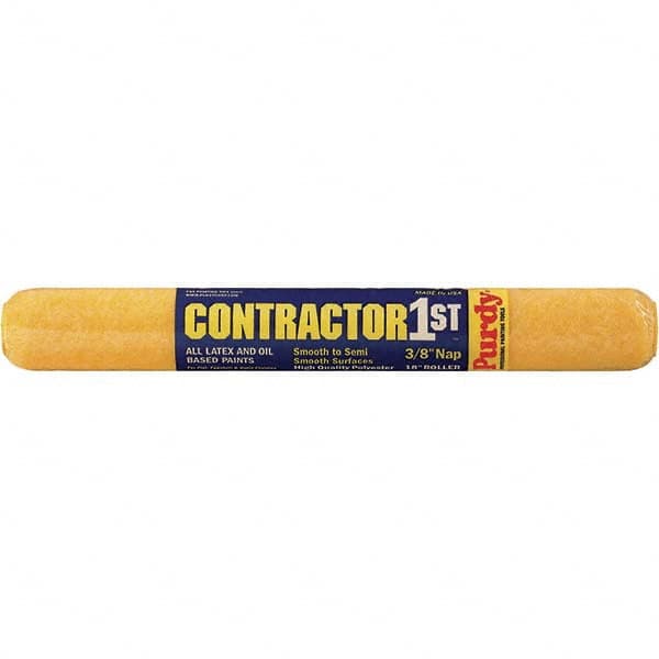 Purdy - 3/8" Nap, 18" Wide Paint Roller Cover - Smooth to Semi-Smooth Texture, Polyester - Exact Tooling