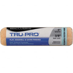 Bestt-Liebco - 3/8" Nap, 9" Wide Paint Roller Cover - Smooth Texture, Nylon & Polyester - Exact Tooling