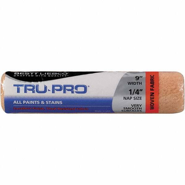 Bestt-Liebco - 1/4" Nap, 9" Wide Paint Roller Cover - Very Smooth Texture, Woven - Exact Tooling