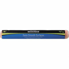 Bestt-Liebco - 1/2" Nap, 18" Wide Paint Roller Cover - Semi-Smooth Texture, Polyester - Exact Tooling