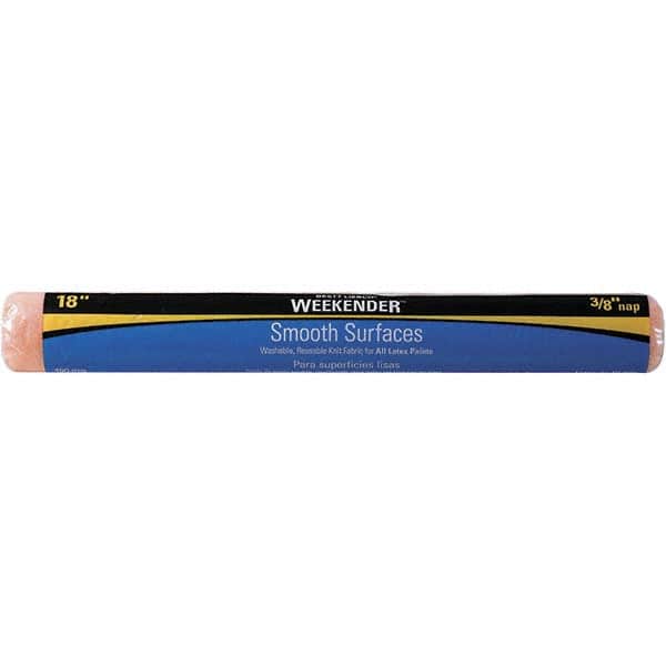 Bestt-Liebco - 3/8" Nap, 18" Wide Paint Roller Cover - Smooth Texture, Polyester - Exact Tooling
