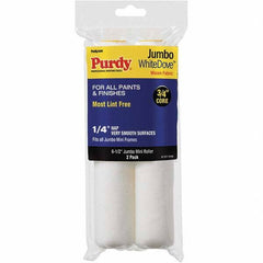 Purdy - 1/4" Nap, 6-1/2" Wide Paint Roller Cover - Smooth to Semi-Smooth Texture, Dralon - Exact Tooling