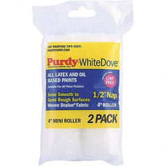 Purdy - 1/2" Nap, 4" Wide Paint Roller Cover - Smooth to Semi-Smooth Texture, Dralon - Exact Tooling