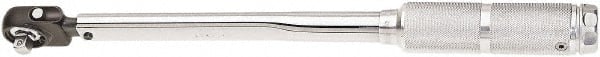 Sturtevant Richmont - 3/8" Drive Micrometer Fixed Head Torque Wrench - 30 In/Lb to 150 In/Lb Torque, 10" OAL, Ratchet Head - Exact Tooling