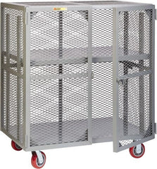 Little Giant - 2 Door, 2 Tier, Mobile Storage Locker - Exact Tooling