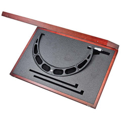 Starrett - Mechanical Outside Micrometers; Minimum Measurement (Inch): 18 ; Minimum Measurement (Decimal Inch): 18 ; Maximum Measurement (Decimal Inch): 19.0000 ; Graduation (Decimal Inch): 0.001 ; Features: Starrett Satin Chrome Finish - No Glare - Exact Tooling