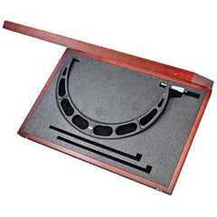 Starrett - Mechanical Outside Micrometers; Minimum Measurement (Inch): 19 ; Minimum Measurement (Decimal Inch): 19 ; Maximum Measurement (Decimal Inch): 20 ; Graduation (Decimal Inch): 0.001 ; Features: Starrett Satin Chrome Finish - No Glare - Exact Tooling