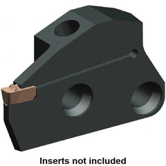 Kennametal - System Size 50, Right Hand Cut, 1.024" Max Depth of Cut, 0.197" Max Width of Cut, Modular Cutoff Cutting Unit Head - A2, A3, A4 Insert Style, 2.431" Head Length, 0.371" Center to Cutting Edge, Series Beyond Evolution - Exact Tooling
