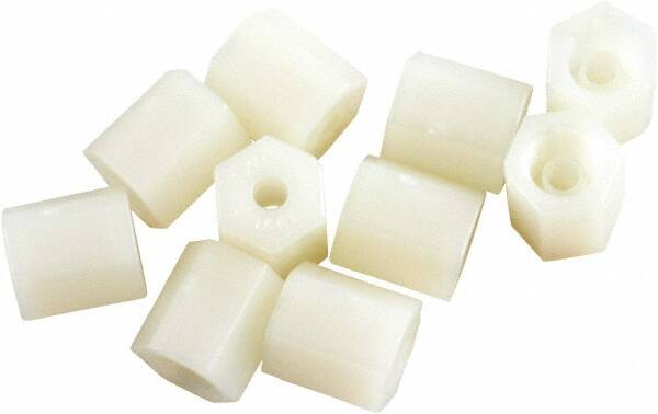 Acorn Engineering - 7/16" Tube OD, Nylon Plastic Compression Tube Compression Nut - 1/8" Pipe, 5/16-24 UNFI Thread - Exact Tooling