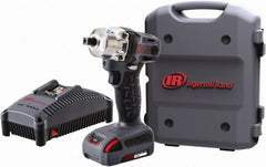 Ingersoll-Rand - 1/2" Drive 20 Volt Pistol Grip Cordless Impact Wrench & Ratchet - 1,900 RPM, 2,900 BPM, 160 Ft/Lb Torque, 1 Lithium-Ion Battery Included - Exact Tooling