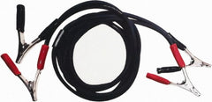 Ability One - Booster Cables; Type: Parrot Jaw Clamps w/Welding Cable ; Wire Gauge: 1/0 ; Length (Feet): 25 ; Color: Red & Black ; Amperage Rating: 600 - Exact Tooling