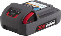 Ingersoll-Rand - 20 Volt Lithium-Ion Power Tool Battery - 2.5 Ahr Capacity, 1-1/4 hr Charge Time, Series IQV - Exact Tooling