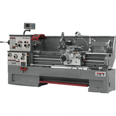 Jet - 18" Swing, 60" Between Centers, 230/460 Volt, Triple Phase Engine Lathe - 5MT Taper, 7-1/2 hp, 25 to 1,800 RPM, 3-1/8" Bore Diam - Exact Tooling