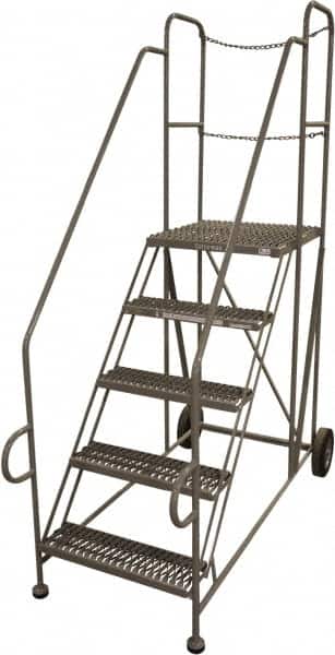 Cotterman - 69" 5 Step Platform - Work Platform, 800 Lb Capacity, 33" Base Width x 86" Base Depth - Exact Tooling