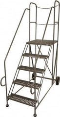 Cotterman - 69" 5 Step Platform - Work Platform, 800 Lb Capacity, 33" Base Width x 86" Base Depth - Exact Tooling