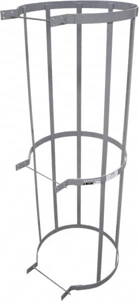 Cotterman - Ladder Modular Bolt-On Cage - Gray, Use with Uncaged Fixed Ladder - Exact Tooling