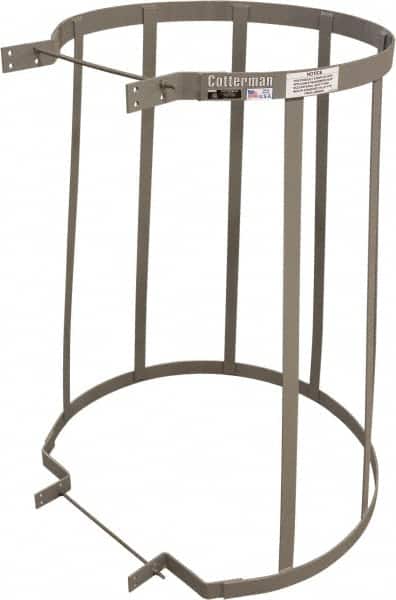 Cotterman - Ladder Modular Bolt-On Cage - Gray, Use with Uncaged Fixed Ladder - Exact Tooling