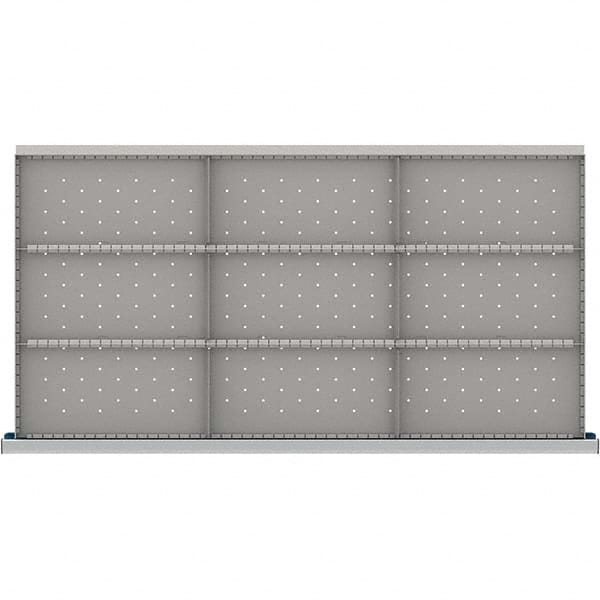 LISTA - 9-Compartment Drawer Divider Layout for 3.15" High Drawers - Exact Tooling