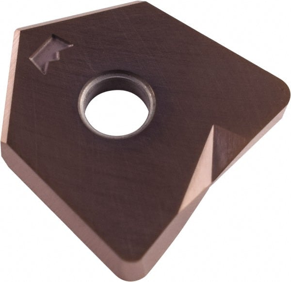 Millstar - BD-N16 None Grade CM043 Carbide Milling Insert - HSN Finish, 3.05mm Thick, 16mm Inscribed Circle, 1.3mm Corner Radius - Exact Tooling