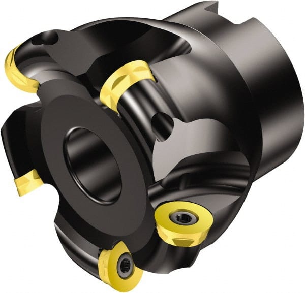 Sandvik Coromant - 160mm Cut Diam, 10mm Max Depth, 40mm Arbor Hole, 11 Inserts, R300-2060.. Insert Style, Indexable Copy Face Mill - R300..Qxx Cutter Style, 9,106 Max RPM, 63mm High, Through Coolant - Exact Tooling