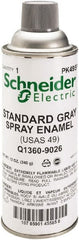 Square D - Gray, Flat, Enamel Spray Paint - Exact Tooling