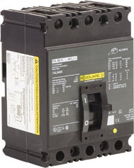Square D - 45 Amp, 250 VDC, 480 VAC, 3 Pole, Panel Mount Molded Case Circuit Breaker - Thermal Magnetic Trip, 18 kA at 480/600 VAC Breaking Capacity, 12-1/0 (Aluminum), 14-1/0 (Copper) AWG, 4.13 Inch Deep x 6 Inch High x 4-1/2 Inch Long - Exact Tooling