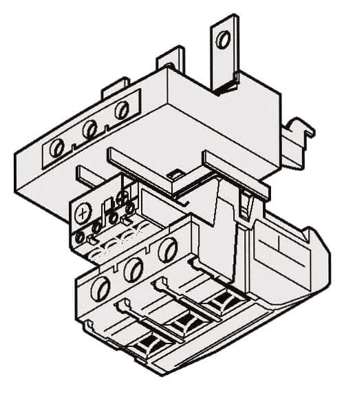 Schneider Electric - 110 to 140 Amp, 690 VAC, Thermal IEC Overload Relay - Trip Class 10A, For Use with LC1D150 - Exact Tooling