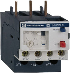 Schneider Electric - 9 to 13 Amp, 690 VAC, Thermal IEC Overload Relay - Trip Class 10A, For Use with LC1D12 and LC1D38 - Exact Tooling