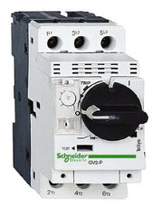 Schneider Electric - 6.30 Amp, 690 VAC at 50/60 Hz, 3 Pole, Bolt On, Clip Motor Circuit Breaker - Thermal Magnetic Trip, Multiple Breaking Capacity Ratings, 97mm Deep x 89mm High x 45mm Wide - Exact Tooling