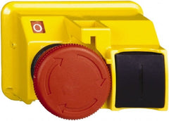 Schneider Electric - Extended Mushroom Head Pushbutton Switch Emergency Stop - Red - Exact Tooling