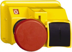 Schneider Electric - Extended Mushroom Head Pushbutton Switch Emergency Stop - Red - Exact Tooling