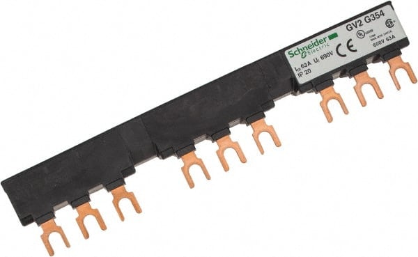 Schneider Electric - Circuit Breaker Comb Busbar - Use with Linergy, TeSys D, TeSys GV2, TeSys K, TeSys U - Exact Tooling