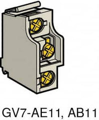 Schneider Electric - Circuit Breaker Auxiliary Contact Block - Use with GV7RE, GV7RS, TeSys - Exact Tooling