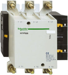Schneider Electric - 3 Pole, 24 Coil VDC, 225 Amp at 440 VAC, Nonreversible IEC Contactor - Bureau Veritas, CCC, CSA, DNV, EN/IEC 60947-1, EN/IEC 60947-4-1, GL, JEM 1038, LROS, RINA, RMRoS, RoHS Compliant, UL Listed - Exact Tooling