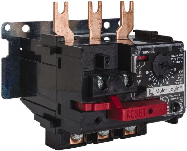 Square D - NEMA Size 2, 600 VAC, Thermal NEMA Overload Relay - For Use with Motor Logic - Exact Tooling