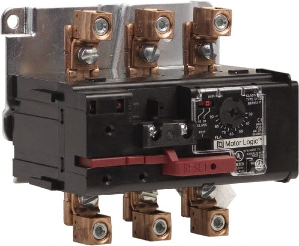 Square D - NEMA Size 3, 600 VAC, Thermal NEMA Overload Relay - For Use with Motor Logic - Exact Tooling