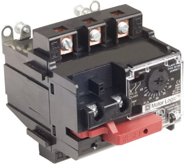 Square D - NEMA Size 2, 600 VAC, Thermal NEMA Overload Relay - For Use with Motor Logic - Exact Tooling