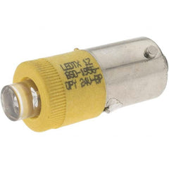 Schneider Electric - Pilot and Indicator Light Replacement LED - Amber, 24 VAC, 24 VDC - Exact Tooling