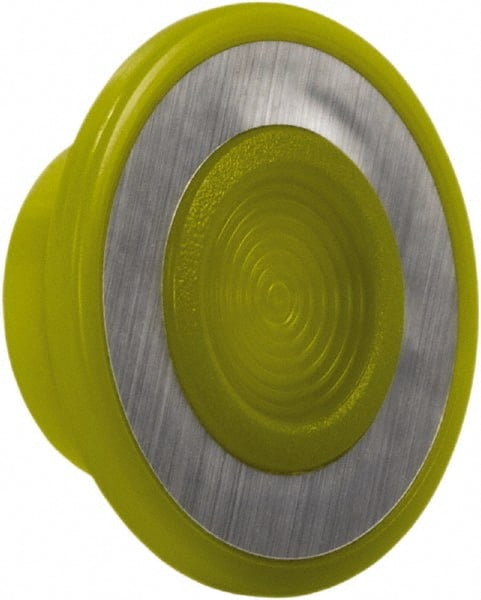Schneider Electric - Extended Mushroom Head Pushbutton Switch Cap - Yellow, Illuminated - Exact Tooling