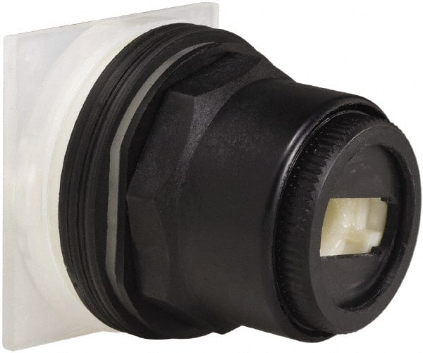 Schneider Electric - 1.18 Inch Mount Hole, 3 Position, Knob and Pushbutton Operated, Selector Switch Only - Momentary (MO), without Contact Blocks, Anticorrosive, Weatherproof, Dust and Oil Resistant - Exact Tooling