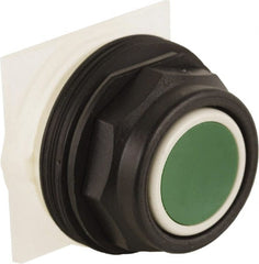 Schneider Electric - 30mm Mount Hole, Extended Straight, Pushbutton Switch Only - Green Pushbutton, Momentary (MO) - Exact Tooling