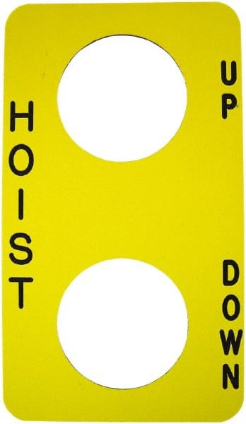 Square D - Legend Plate - Raise-Lower - Exact Tooling