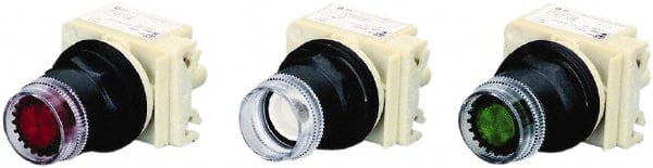 Schneider Electric - 30mm Mount Hole, Extended Straight, Pushbutton Switch Only - Momentary (MO) - Exact Tooling