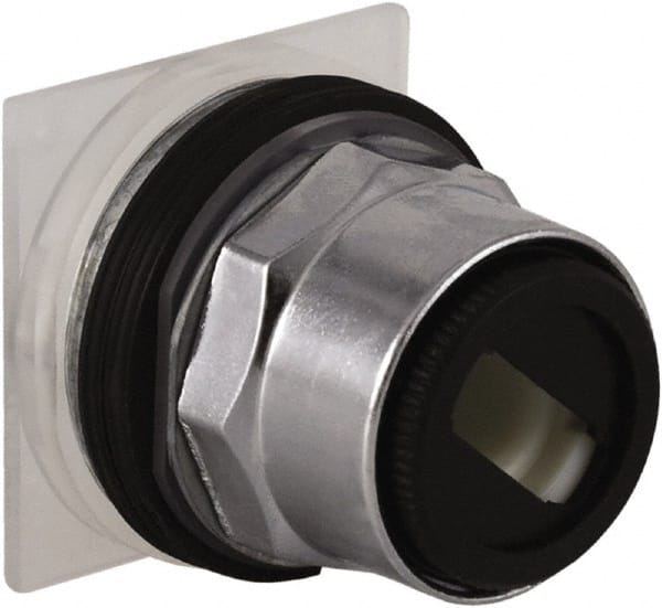 Schneider Electric - 1.18 Inch Mount Hole, 3 Position, Pushbutton Operated, Selector Switch Only - Maintained (MA), without Contact Blocks, Weatherproof and Dust and Oil Resistant - Exact Tooling