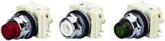 Schneider Electric - 30mm Mount Hole, Extended Straight, Pushbutton Switch Only - Round, Momentary (MO), Weatherproof, Dust and Oil Resistant - Exact Tooling