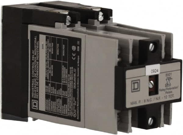 Square D - 6NO, 600 VAC Control Relay - Panel Mount - Exact Tooling